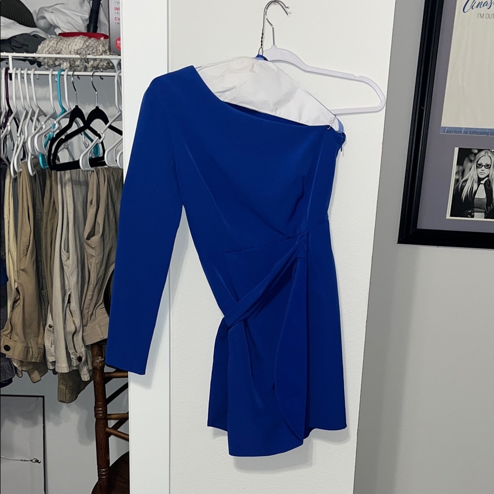 Gianni Bini Royal Blue ONE Long Sleeve Dress